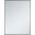 Monet Black Rectangle Mirror MR43040BK