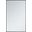 Monet Black Rectangle Mirror MR43048BK