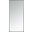 Monet Black Rectangle Mirror MR43060BK