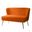 Monica Loveseat In Orange