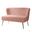Monica Loveseat In Pink