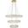 Monroe Integrated Led Chip Light Gold Chandelier 3503G3LG
