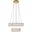 Monroe Integrated Led Chip Light Gold Pendant 3503G18G