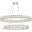 Monroe Integrated Led Light Chrome Chandelier 3503D40C