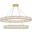 Monroe Integrated Led Light Gold Chandelier 3503D40G