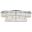 Monroe Led Light Chrome Flush Mount 3503F33L2C