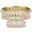 Monroe Led Light Gold Flush Mount 3503F18L2G