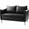 Monroe Loveseat In Black