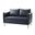 Monroe Loveseat In Navy