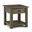 Monroe Solid Acacia Wood End Table In Distressed Grey