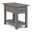 Monroe Solid Acacia Wood Narrow Side Table In Farmhouse Grey