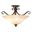 Monrovia 17 Inch Semi Flush Ceiling Light or Pendant (Dual Mount) In Royal Bronze
