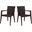 Montana Set of 2 Stackable Armchair In Brown