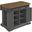 Montauk Gray Kitchen Island