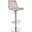 Monte Carlo Swivel Hydraulic Barstool In Pearl White