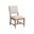 Montecito Colburn Upholstered Side Chair In Cream