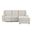 Monterey 2-Piece Reclining Sectional with Right Chaise In Beige
