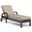 Monterey Chaise Lounge in Linen Stone