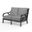 Monterey Loveseat in Canvas Granite