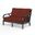Monterey Loveseat in Canvas Henna