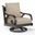 Monterey Swivel Rocker in Linen Stone
