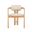 Monterrey Dining Chair In Natural and Cream