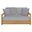 Montford 2-Seat Bench Casing In Grey