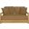 Montford 2-Seat Bench In Natural and Brown