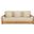 Montforound 3-Seat Bench Casing In Beige