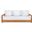 Montforound 3-Seat Bench Casing In White