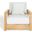 Montforound Armchair Casing In White