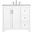 Moore 36 Inch Single Bathroom Vanity In White