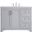 Moore 42 Inch Single Bathroom Vanity In Grey