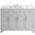 Moore 48 Inch Single Bathroom Vanity In Grey With Backsplash