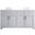 Moore 60 Inch Double Bathroom Vanity In Grey