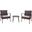 Moore Natural and Beige 3 Piece Lounge Set