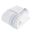 Morgan 6 Piece Cotton Jacquard Oversized Full Comforter Set In White and Blue