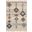 Moroccan Casbah Cream and Grey 5'3" x 7'9" Area Rug