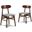Morocco Dining Chair Set of 2 with Light Gray Seat Cushion