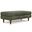 Morrison Genuine Leather Large Rectangular Ottoman In Moss Green