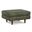 Morrison Genuine Leather Ottoman In Moss Green