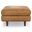 Morrison Genuine Leather Ottoman In Sienna
