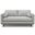 Morrison Woven-Blend Fabric 72 Inch Sofa In Mist Grey