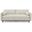 Morrison Woven-Blend Fabric 89 Inch Sofa In Cream White