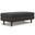 Morrison Woven-Blend Fabric Large Rectangular Ottoman In Charcoal Grey