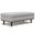Morrison Woven-Blend Fabric Large Rectangular Ottoman In Mist Grey