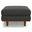 Morrison Woven-Blend Fabric Ottoman In Charcoal Grey