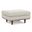 Morrison Woven-Blend Fabric Ottoman In Cream White