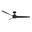 Mosley 60 Inch Energy Star Damp Rated Ceiling Fan and Wall Control In Matte Black