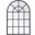 Motif Black Decorative Mirror MR612842BK